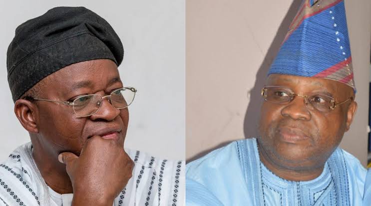 Oyetola tackles Adeleke on 12,000 workers’ claim