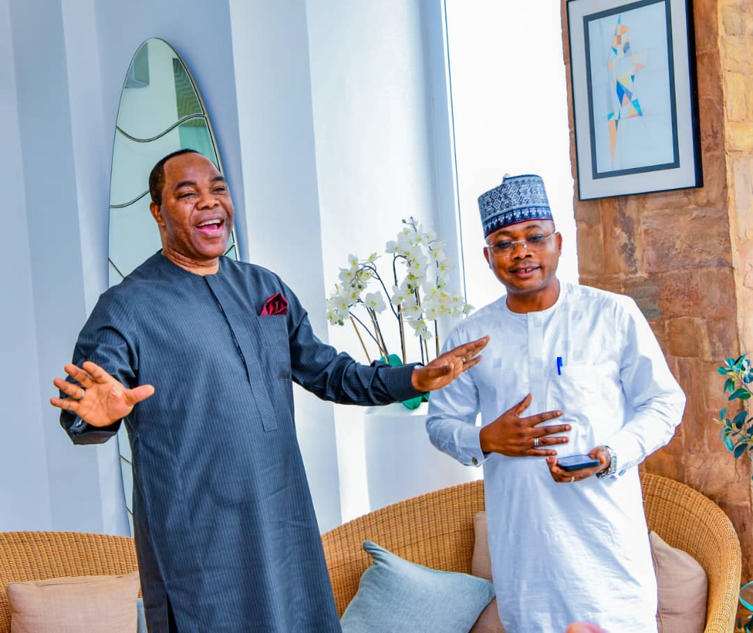 Tunde Ayeni receives Kogi APC guber candidate, Ododo, in Abuja, charges him to focus on development 