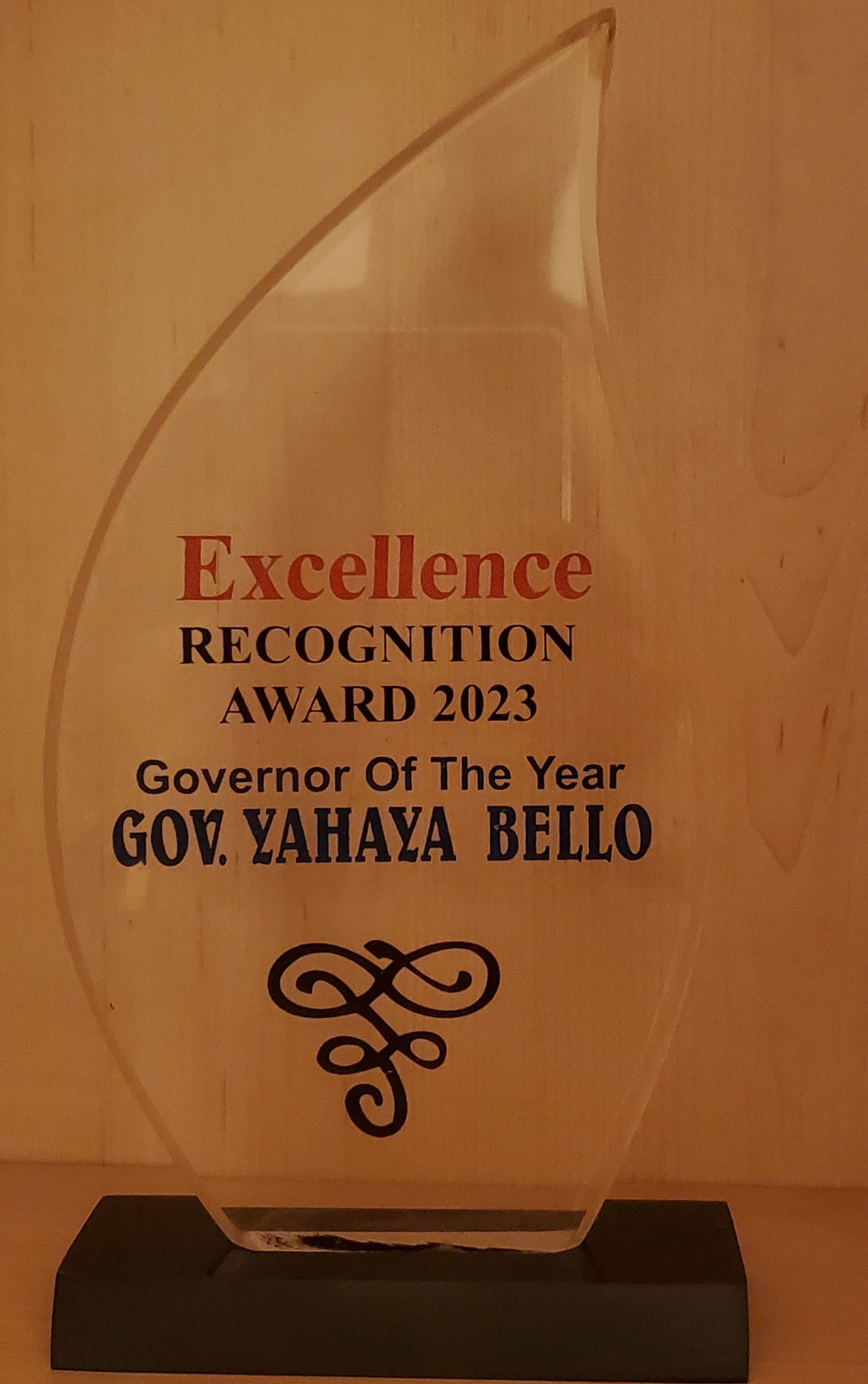 Yahaya Bello Wins Global Excellence ‘Governor of the Year’ Award