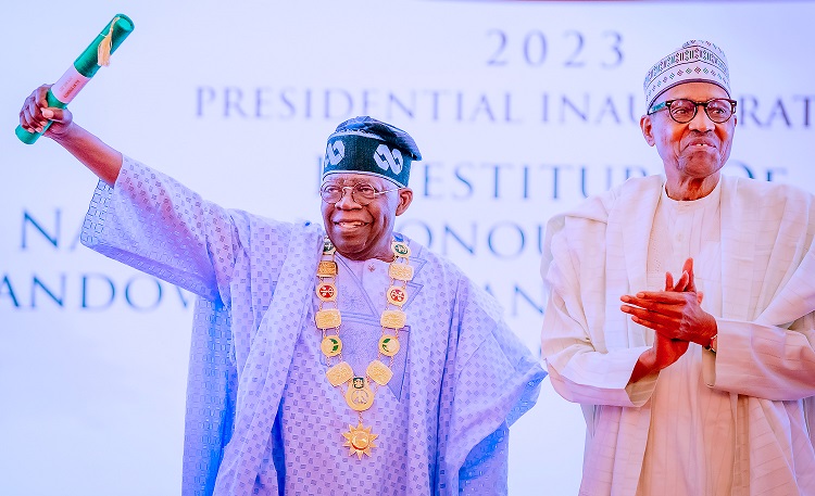 2023: Buhari hands over transition documents to Tinubu ahead of May 29