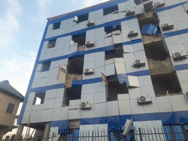 Abiodun demolishes Gbenga Daniel’s Five-storey Plaza