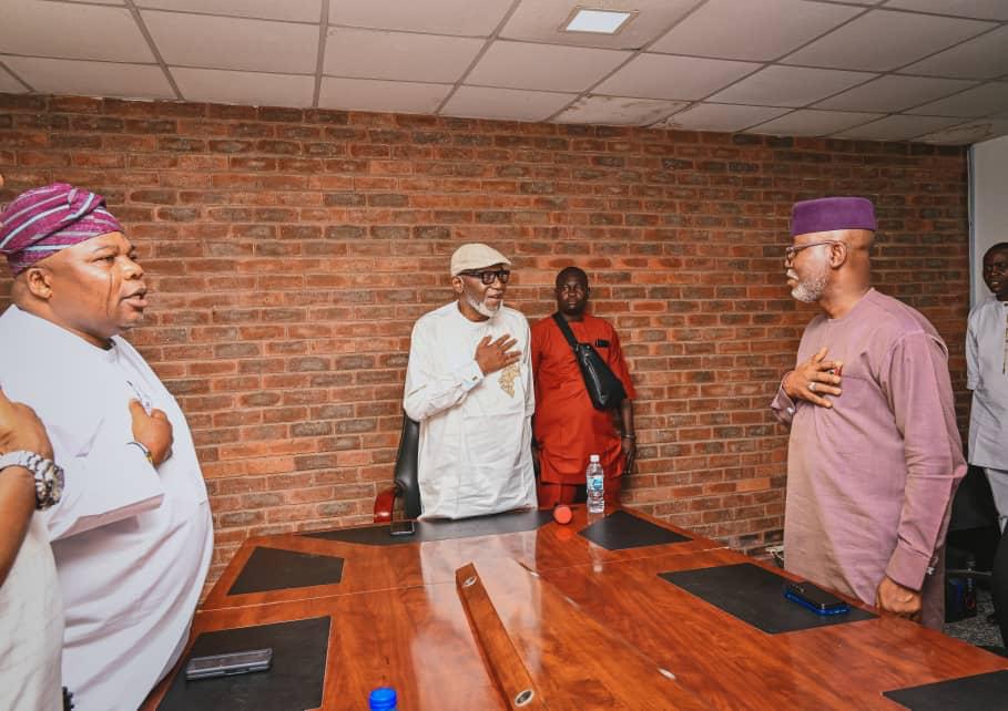 Akeredolu returns from medical vacation, writes House of Assembly