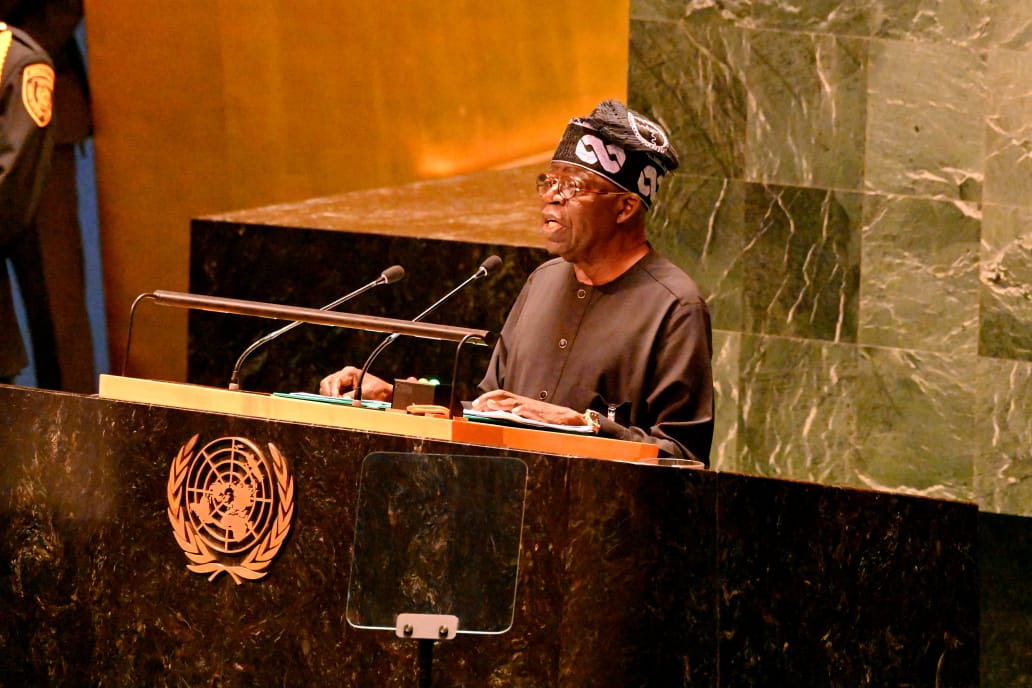 President Tinubu addresses 78th UNGA, advocates universal sanctions on persons smuggling arms, minerals into and out of Africa
