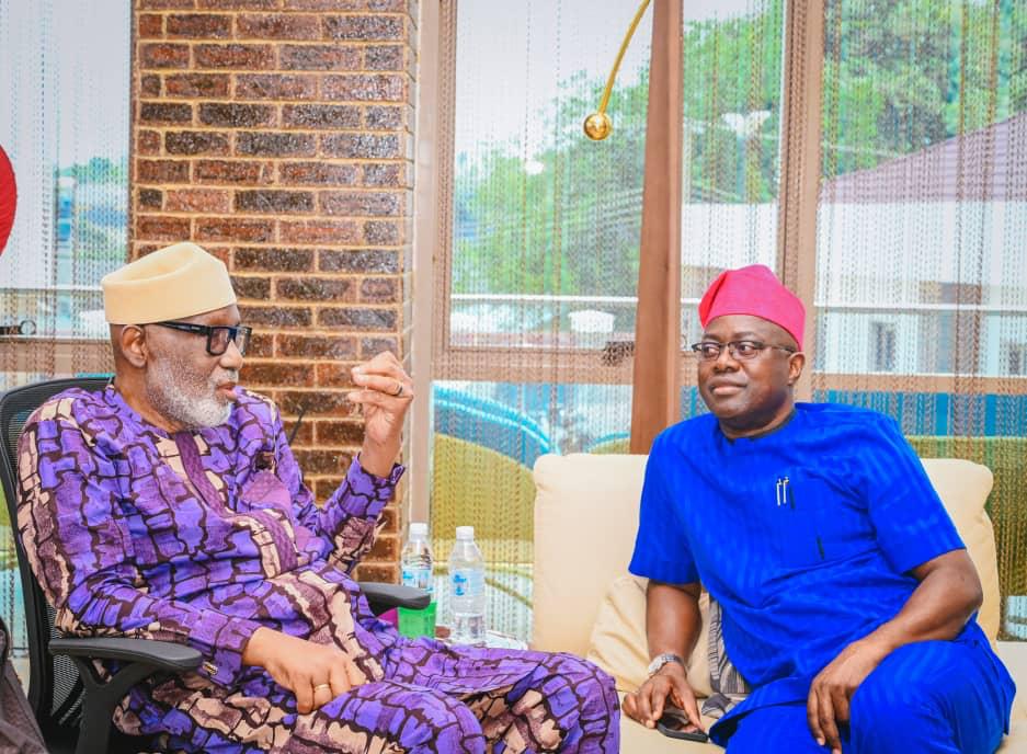 Sanwo-Olu, Oyebanji, Makinde, Abiodun visit Akeredolu