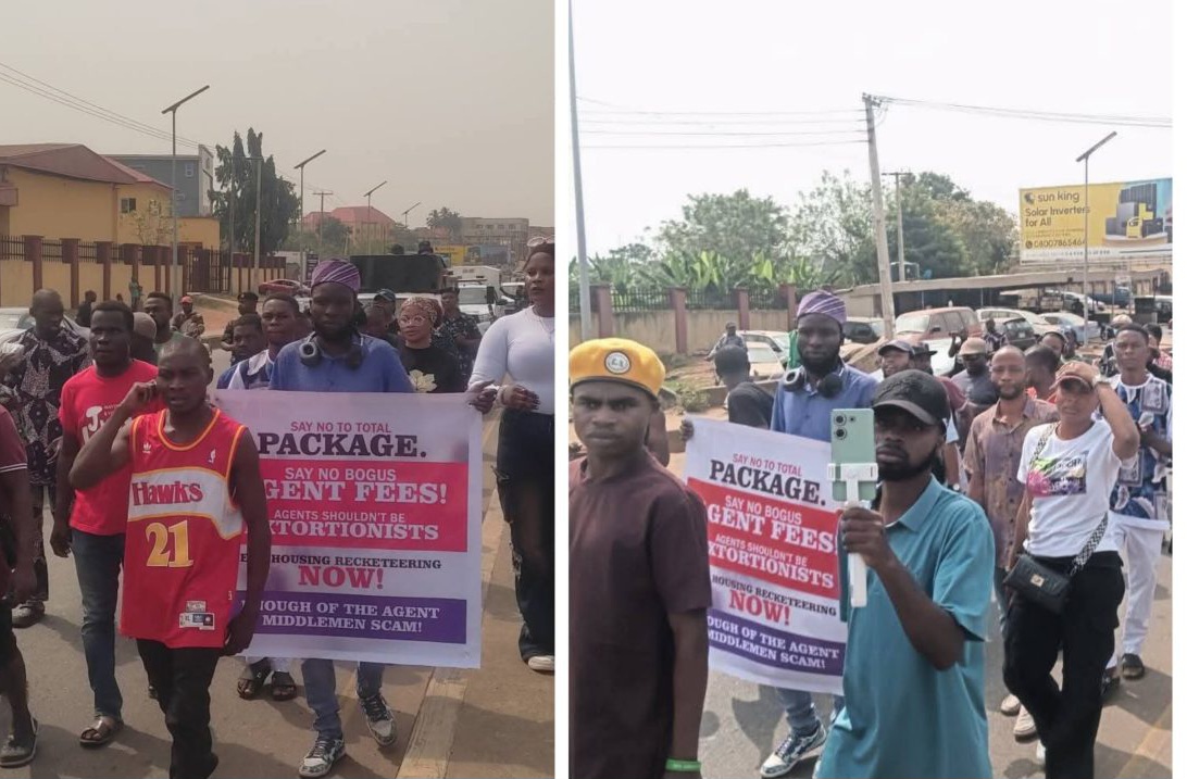 Youth protest sweeps Akure over rising house rents, agents’ exploitation